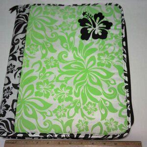 TECH GEAR 3 RING BINDER PORTFOLIO SPRING BREAK CLOTH FULL ZIP DESIGN 2 POCKET 📘